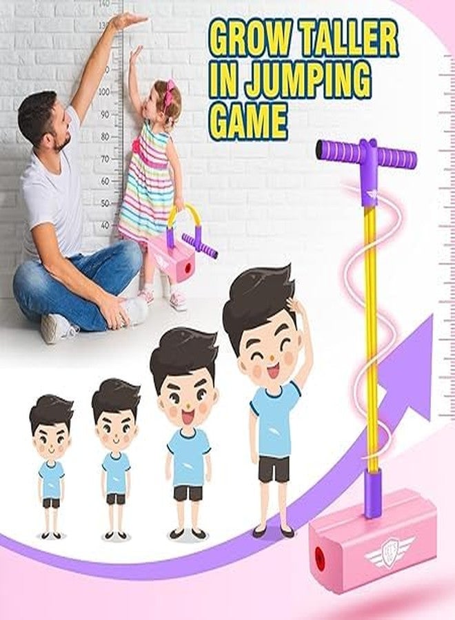 D RAJ Gifts for 3-12 Year Old Boys Girls, Foam Pogo Jumper for Kids Fun Toys for Kids 5-7 Pogo Stick for Kids Cool Toys for Autistic Fun Sports Games for Kids Christmas 2020 Presents for (Multi) - Image 2